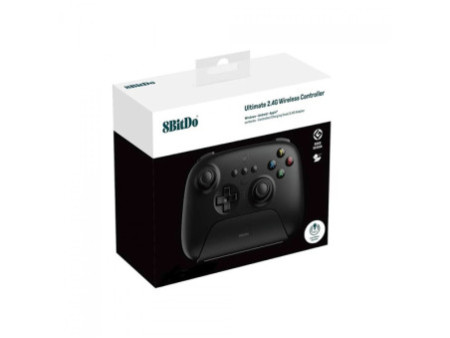 Controle Gamer 8BitDo Ultimate 2.4G Wireless, Windows, Android, Apple, SteamOS, Hall Effect, Preto, 81HA08