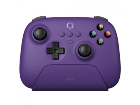 Controle Gamer 8BitDo Ultimate 2.4G Wireless, Bluetooth, Windows, Android, Apple, SteamOS, Hall Effect, Roxo, 81HA09