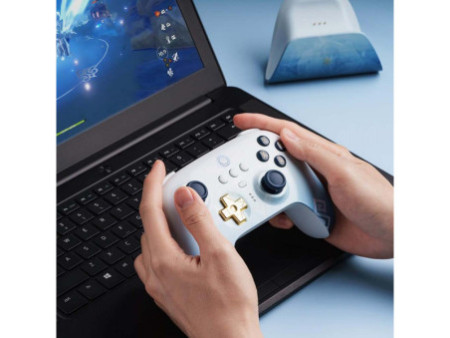 Controle Gamer 8BitDo Chongyun, Sem Fio, Windows, Apple, Switch, SteamOS, Raspberry Pi, Blue, 81HA04