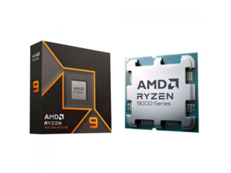 Processador AMD Ryzen 9 9900X, 4.4GHz (5.6GHz Turbo), 12-Cores 24-Threads, AM5, Sem Cooler, 100-100000662WOF