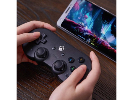 Controle Gamer 8BitDo SN30 PRO, Sem Fio, Bluetooth, Xbox Cloud Gaming, Android, iOS, Black