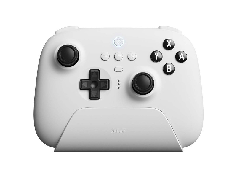 Controle Gamer 8BitDo Ultimate - 80NA01, Sem Fio, Bluetooth, Windows, Switch, SteamOS, White Controle Gamer 8BitDo Ultimate - 80NA01, Sem Fio, Bluetooth, Windows, Switch, SteamOS, White