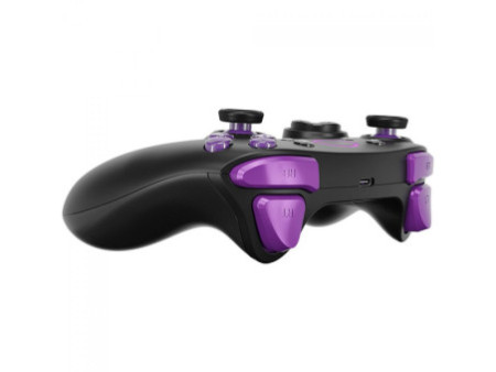 Controle Cooler Master Storm Controller, Sem Fio, Bluetooth, Preto/Roxo, CMI-GSCX-BK1