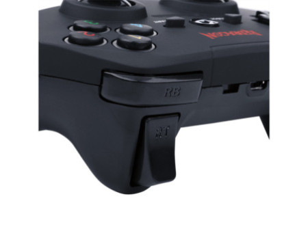 Controle Gamer Redragon Harrow, Sem Fio, USB 2,4Gz, PC/PS3, Preto, G808