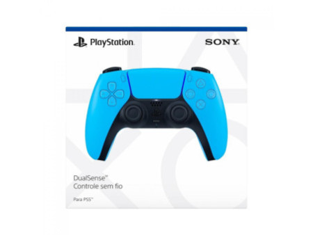 Controle Sony DualSense PS5, Sem Fio, Starlight Blue, 3006454