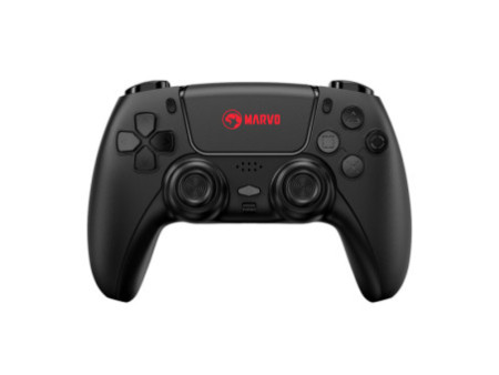 Controle de Video Game Sem Fio Marvo GT-90, Compatível Com PS4/PS3/Windows/IOS/Android, Black