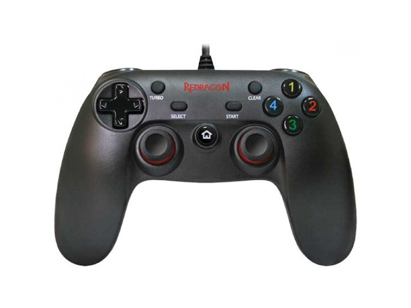 Controle Redragon Saturn G807 USB PC/PS3 Preto Fosco Controle Redragon Saturn G807 USB PC/PS3 Preto Fosco