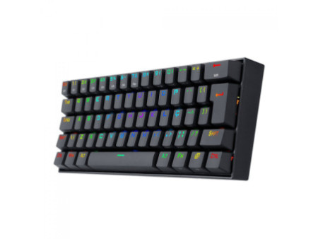 Teclado Gamer Mecânico Redragon Draconic, Wireless, RGB, Switch Brown, ABN2, Black, K530RGB (PT-BROWN)