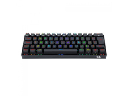 Teclado Gamer Mecânico Redragon Draconic, Wireless, RGB, Switch Brown, ABN2, Black, K530RGB (PT-BROWN)