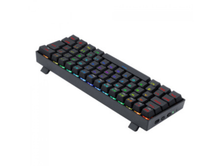 Teclado Gamer Mecânico Redragon Draconic, Wireless, RGB, Switch Brown, ABN2, Black, K530RGB (PT-BROWN)