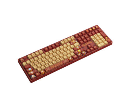 Teclado Mecânico Gamer Akko One Piece Edition Ano do Tigre 5108S, RGB, Switch Akko Jelly Pink, ANSI