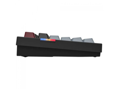 Teclado Mecânico Gamer Montech MKey PRO 75 DY Darkness, RGB, Wireless, Bluetooth, Switch Gateron Yellow, ANSI, 75%, Preto e Cinz