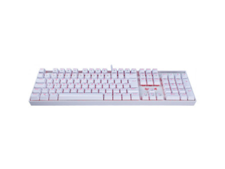 Teclado Mecânico Gamer Redragon Mitra Lunar K551W, Switch Black, ABNT2, White