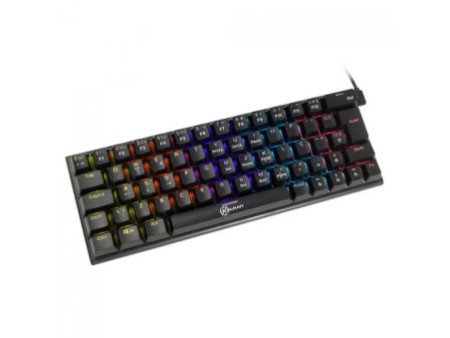 Teclado Mecânico Gamer Kalkan Loki 60%, Rainbow, Switch Kalkan YH Brown, ABNT2, Preto, KLK00015