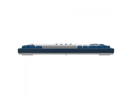Teclado Mecânico Gamer Montech MKey PRO 75 FY Freedom, RGB, Wireless, Bluetooth, Switch Gateron Yellow, ANSI, 75%, Azul e Branco