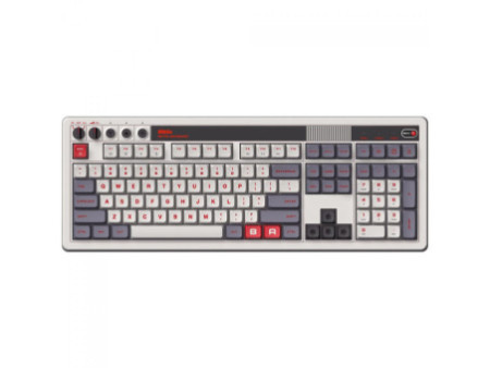 Teclado Mecânico Gamer 8BitDo Retro 108 N Edition, Wireless, Bluetooth, USB, ANSI, Switch Kailh Box White V2, 85HC02