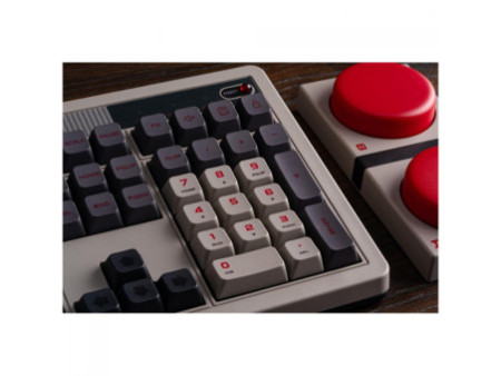 Teclado Mecânico Gamer 8BitDo Retro 108 N Edition, Wireless, Bluetooth, USB, ANSI, Switch Kailh Box White V2, 85HC02