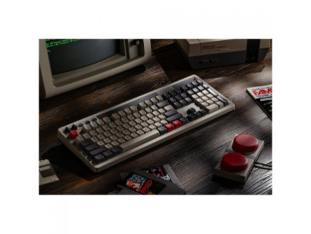 Teclado Mecânico Gamer 8BitDo Retro 108 N Edition, Wireless, Bluetooth, USB, ANSI, Switch Kailh Box White V2, 85HC02