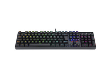 Teclado Mecânico Gamer Redragon Mitra K551 RGB, Switch Brown, ABNT2, Full-Size, Black