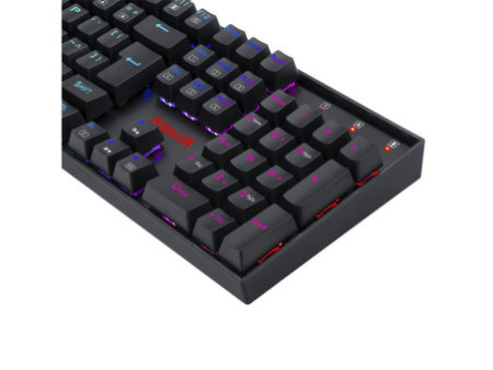 Teclado Mecânico Gamer Redragon Mitra K551 RGB, Switch Brown, ABNT2, Full-Size, Black