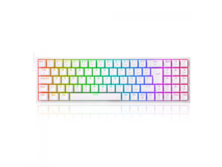 Teclado Gamer Mecânico Redragon Pollux, RGB, Switch Brown, ABNT2, White, K628-RGB-W (PT-BROWN)