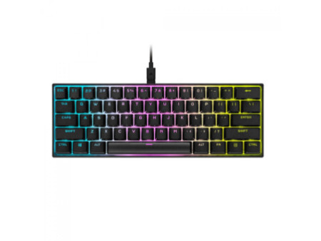 Teclado Gamer Mecânico Corsair K65 RGB Mini, Cherry MX Speed, Black, CH-9194014-NA