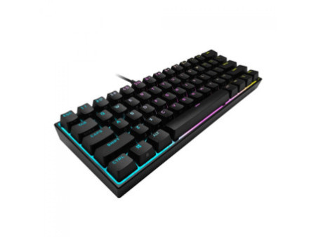 Teclado Gamer Mecânico Corsair K65 RGB Mini, Cherry MX Speed, Black, CH-9194014-NA