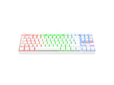 Teclado Mecânico Gamer Redragon Kumara Lunar K552, RGB, Switch Red, ABNT2, White, K552W-RGB (PT-RED)