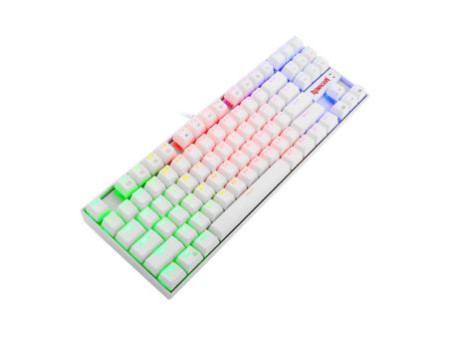 Teclado Mecânico Gamer Redragon Kumara Lunar K552, RGB, Switch Red, ABNT2, White, K552W-RGB (PT-RED)