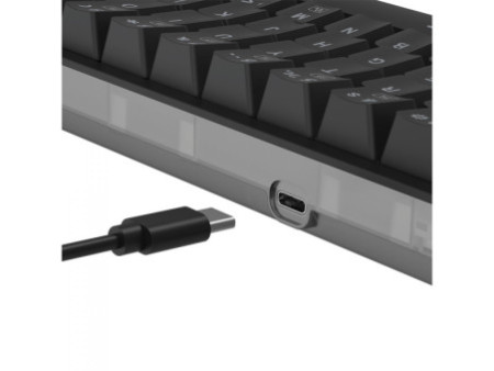 Teclado Gamer Mecânico Redragon Akali, RGB, USB, Switch Brown, ABNT2, 60%, Preto, K642-RGB (PT-BROWN)