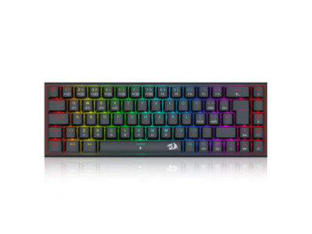 Teclado Mecânico Gamer Redragon Ryze Pro, RGB, Wireless, Bluetooth, Switch Brown, ABNT2, K633RGB-PRO (PT-BROWN)