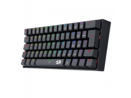 Teclado Mecânico Gamer Redragon Dragonborn, RGB, Switch Brown, Black ABNT 2, K630RGB-1 (PT-BROWN)