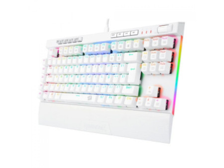 Teclado Mecânico Gamer Redragon K587 Magic-Wand Pro RGB, Switch Blue, White, ABNT, TKL, K587W-RGB-PRO (PT-BLUE)