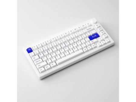 Teclado Gamer Mecânico Akko MOD 007PC Blue On White, USB, ANSI, Switch Akko Piano V3 Pro