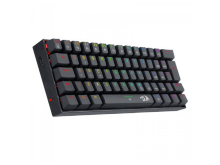 Teclado Mecânico Gamer Redragon Dragonborn, RGB, Switch Blue, Black ABNT 2, K630RGB-1 (PT-BLUE)