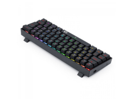Teclado Mecânico Gamer Redragon Dragonborn, RGB, Switch Blue, Black ABNT 2, K630RGB-1 (PT-BLUE)