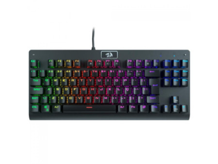 Teclado Mecânico Gamer Redragon Dark Avenger RGB, Switch Outemu Red, ABNT2, Black, K568RGB-2