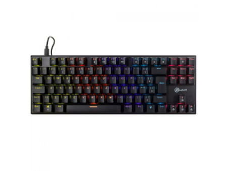 Teclado Mecânico Gamer Kalkan Loki, Rainbow, TKL, Switch Kalkan YH Brown, ABNT2, Preto, KLK00014
