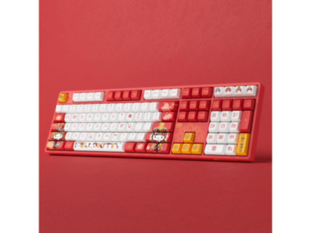 Teclado Mecânico Gamer Akko Hello Kitty Peking Opera 5108S (B), RGB, Switch Akko Sakura, ANSI