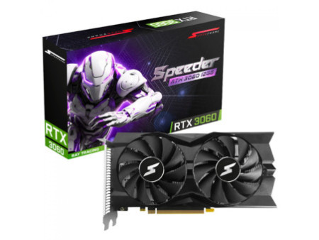 Placa de Vídeo SuperFrame NVIDIA GeForce RTX 3060 Speeder, 12GB, GDDR6, DLSS, Ray Tracing, SF-GC-SPNV306012D6