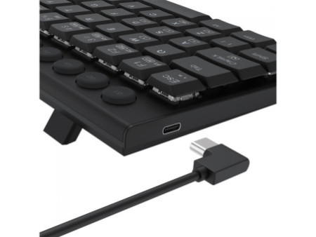 Teclado Gamer Mecânico Redragon Horus Mini, RGB, Low Profile, USB, Switch Brown, ABNT2, 60%, Preto, K632-RGB (PT-BROWN)