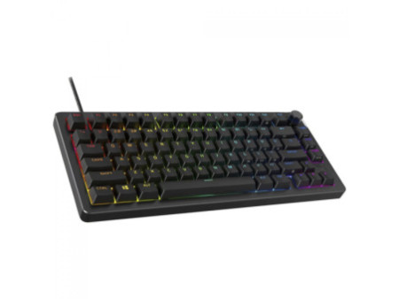 Teclado Mecânico Gamer HyperX Alloy Rise 75%, RGB, Switch HyperX Red, BR, Preto