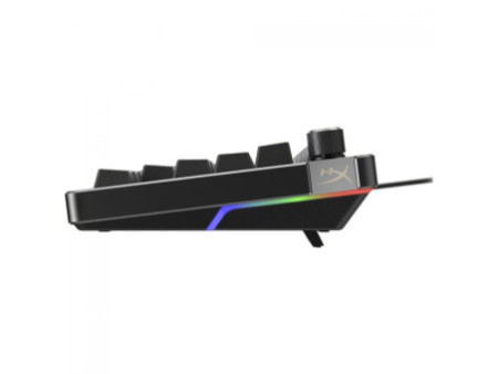 Teclado Mecânico Gamer HyperX Alloy Rise 75%, RGB, Switch HyperX Red, BR, Preto