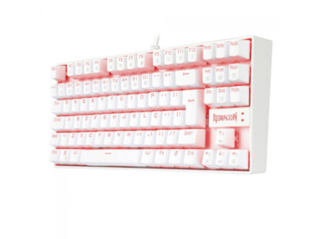 Teclado Mecânico Gamer Redragon Kumara Lunar K552, Switch Brown, Com Led, ABNT2, White