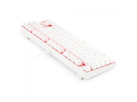 Teclado Mecânico Gamer Redragon Kumara Lunar K552, Switch Brown, Com Led, ABNT2, White