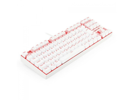 Teclado Mecânico Gamer Redragon Kumara Lunar K552, Switch Brown, Com Led, ABNT2, White