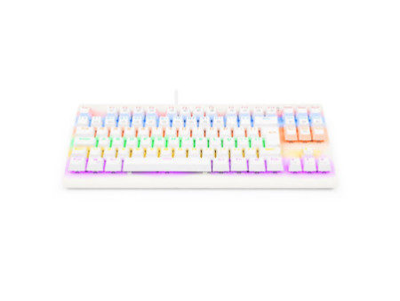 Teclado Gamer Mecânico Redragon Dark Avenger Lunar K568W-R, Rainbow, Switch Red, ABNT2, TKL, White, K568W-R