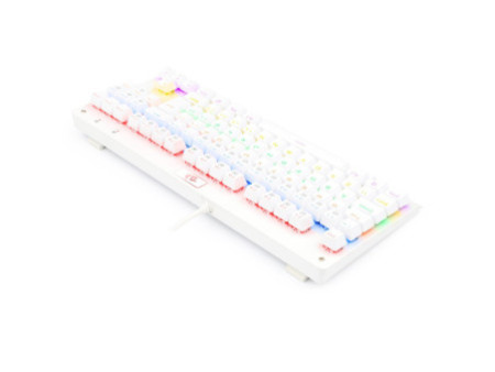 Teclado Gamer Mecânico Redragon Dark Avenger Lunar K568W-R, Rainbow, Switch Red, ABNT2, TKL, White, K568W-R