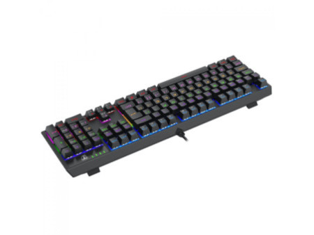 Teclado Mecânico Gamer T-Dagger Axis, Rainbow, Switch Brown, Full Size, ABNT2, Preto, T-TGK329-BR