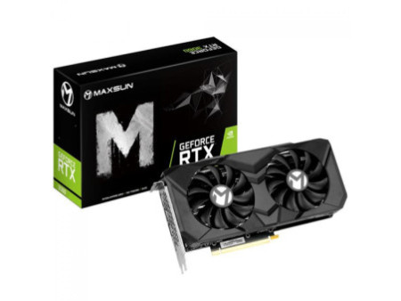 Placa de Vídeo Maxsun NVIDIA GeForce RTX 3060, 12GB, GDDR6, DLSS, Ray Tracing, MS-RTX3060 TR 12G T0
